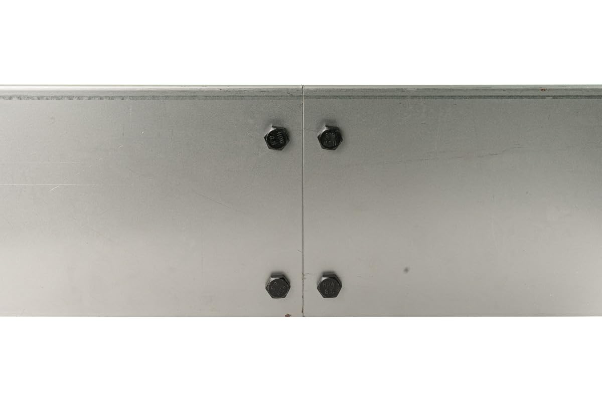 Garmix Beeteinfassung Beetumrandung Rasenkante aus Cortenstahl (Silber, 19cm x 10m (1,0mm))