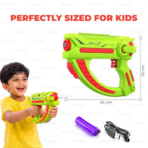 Image of Electric Water Gun for Kids | Automatic Water Blaster with USB Charging | High Pressure Summer Water Toy for Pool Beach Holi Outdoor Games | Spray Gun for Boys & Girls (Range- 26-32 Ft)
