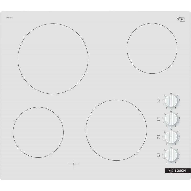 Bosch PKE612CA2E, Placa eléctrica Serie 2, White