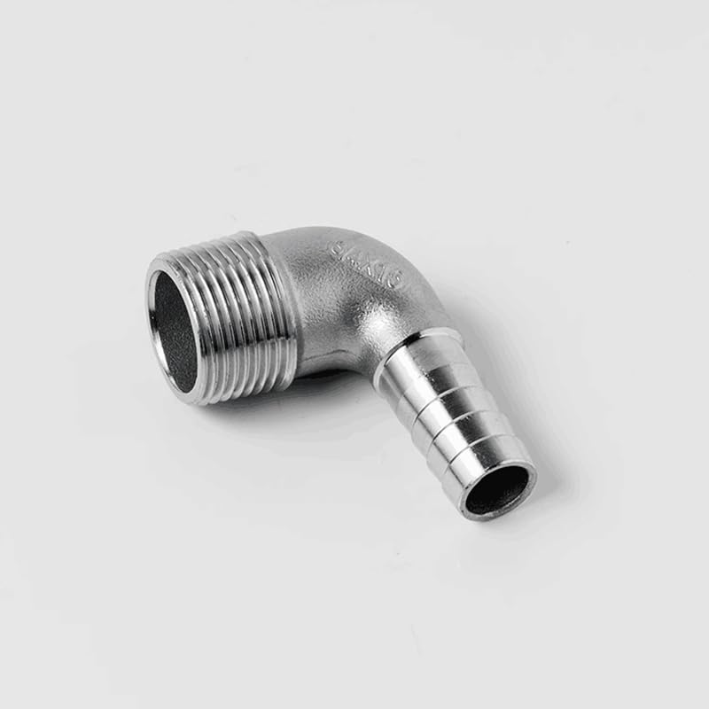 Schlauchtülle bu Gewinde BSP, 3/8 Zoll x 8 mm Edelstahl-316 (A4 Schlauchtülle bu Gewinde BSP, 3/8 Zoll x 8 mm Edelstahl-316 (A4