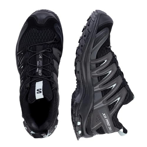 Salomon Women’s XA PRO 3D Trail Running Shoes - Black/Magnet/Fair Aqua - 8