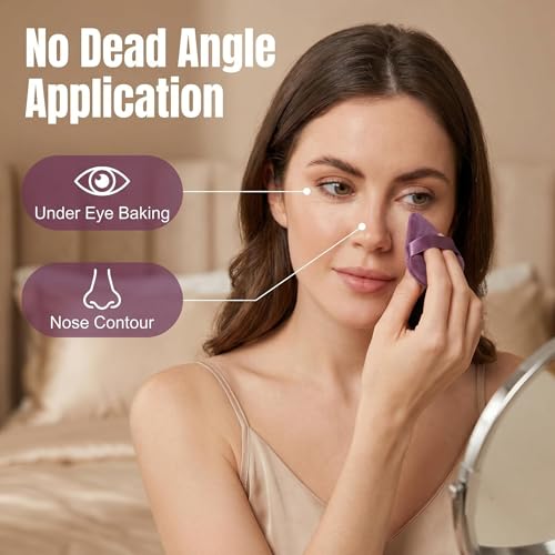 Makeup Sponge Set BS-MALL Triangle Puff 14PCS Non-Latex Beauty Blender Sponges with Travel Case, Soft Makeup Puff for Foundation, Concealer, Cream & Powder, Face & Eye Blending for Sensitive Skin - Image 7