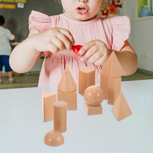 Image of jojofuny Geometric Model Building Blocks 3D Shape Matching Educational Toy for Toddlers Enhances Hand-Eye Coordination Logical Thinking and Parent-Child Interaction