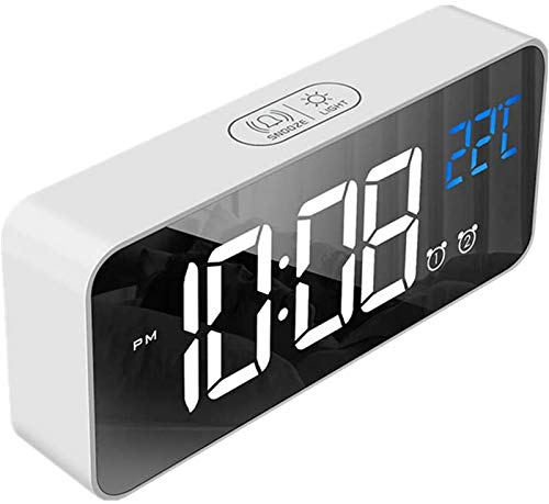 Uhr Radio Wecker Schlafzimmer Uhr Projektion Wecker Digitaluhren Nachttischuhr Digitalradio Wecker Digitaluhren Nachttisch weiß