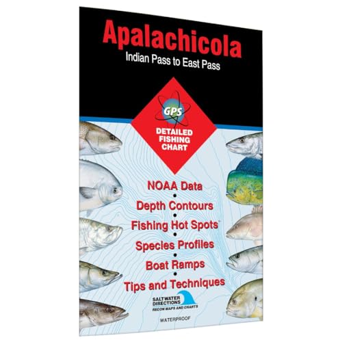 Apalachicola - Indian Pass to East Pass Fishing Map