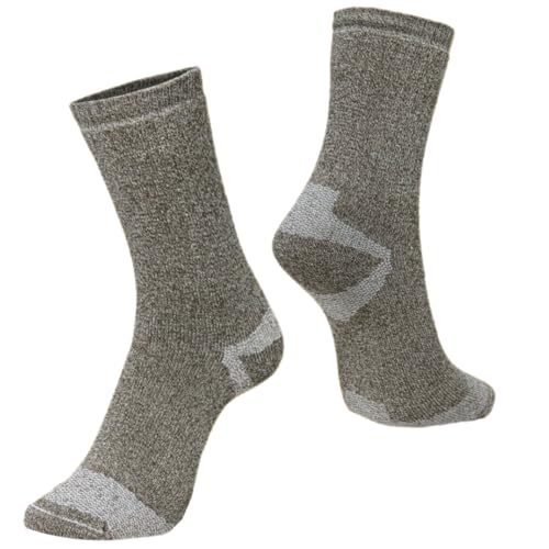 Par Meia Trekking Trilha Coolmax Tam 39 a 43 Cor Kaki - Selene