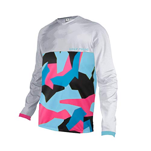 UGLY FROG 2018 New Mens Outdoor Sports Long Sleeve Cycling MTB Jerseys Downhill Jerseys Mountain Bike Clothing