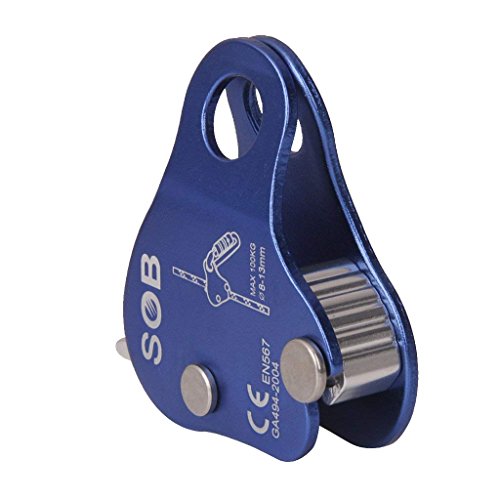 Yundxi Rope Grab Adjuster Lanyard Arborist Gear Kit Fits Rope 8-13mm for 100KG Load Climbing Caving Exploring Rappelling (Rope Grab)