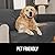Gorilla Grip Patented Waterproof Slip-Resistant 70” Sofa Protector Cover, for Leather or Fabric Couch Cushion, Large Microsuede Furniture Covers Dogs Pets Machine Washable Slipcover, Charcoal