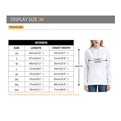 UOIMAG Damen Hoodie Sweatshirt mit Tasche Langarm Pullover T-Shirt Tops Tuniken für Sport, Mops Floral, 48