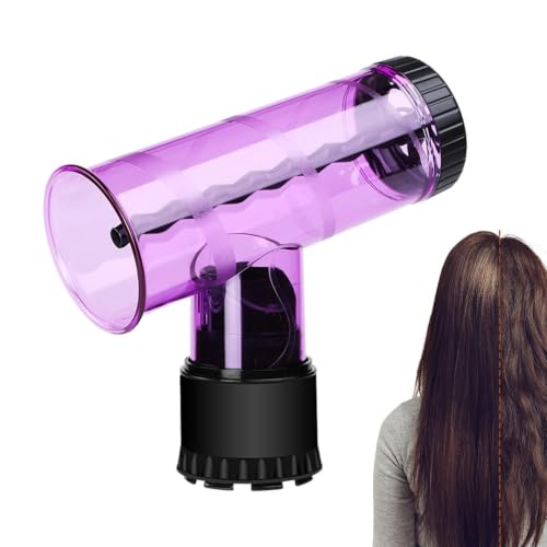 Boquilla difusora para secador de pelo rizado, barril mágico universal para volumen de cabello ondulado | Accesorio de 8.07 pulgadas para rizos naturales, accesorio de peinado de salón en casa