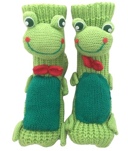 Image of Women's Non-slip Household Floor Socks Knit Casual Animals Slippers Socks Christmas Stockings Decor