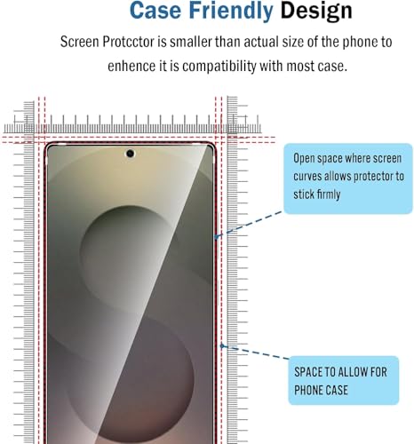 Image of SHILD (2 Pack Perfect-Fit Tempered Glass Full Screen Protector For Samsung Galaxy S25 Ultra | Easy Installation, Military-Grade Protection, Ultra Tough, Anti-Scratch