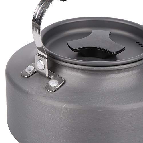 Théière de camping en alliage d'aluminium durable pour bivouac