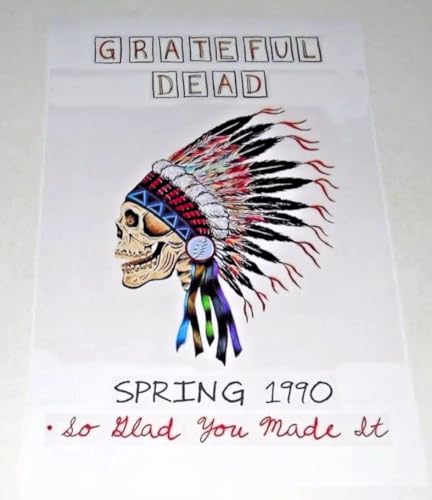 Cleveland Vinyl Grateful Dead Jerry Garcia/Bob Weir Spring Tour 1990 Color Poster 19