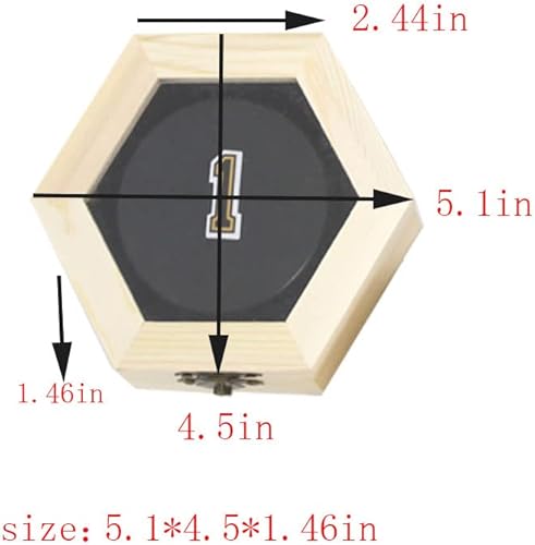 Miniatura 7 de Hockey Puck Display CaseHockey Puck Holder 4-PackPuck Case Holder Display Stand Puck CaseWood