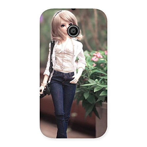 Beautiful Walking Model Doll Back Case Cover for Moto E Amazon.in