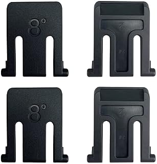 4Pcs Keyboard Support Keyboard Stand Feet Legs Keyboard Stand Replacement Kit for Logitech K200 K260 K270 K275 KeyboardBlack