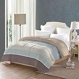 Fanny & Céline Couette Chaude 600 gsm 220x240cm Ultra gonflant Douceur extrême Ming19-193
