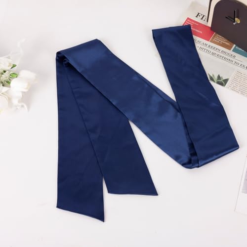 Women Satin Sash Belt 50s Dress Waist Bridal Wedding Belt for Party Special Occasion3