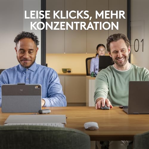 Logitech MX Anywhere 3S Compact Kabellose Maus (Pale Grey) – Ansicht 3