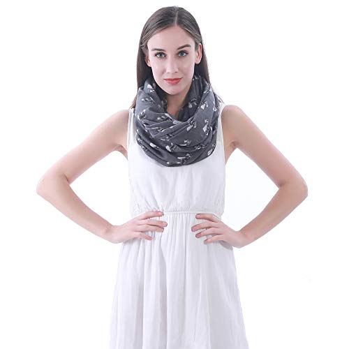 Miniature Schnauzer Dog Print Women's Infinity Scarf Lightweight2