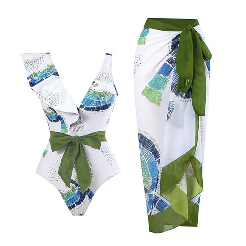 Maillot de bain push up 2 pièces rétro pour femme avec short haut galbant grande taille imprimé