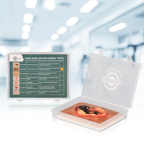 Image of Dry Necrotic Wound Simulation Model for Medical Education