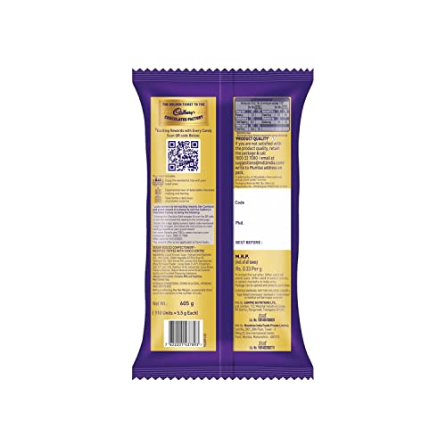 Image of Cadbury Choclairs Gold, 605g (110 Units * 5.5 g EACH) & Bournvita Health Drink, 500 g