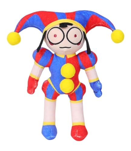 VAOUX Digital Circus Plush Toy,The Amazing Plushies Toy,Stuffed Animal Plushie Doll Gift for Kids and Fans., Pomni-b