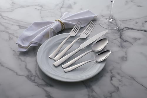 Oneida Silverware Set, Monolith 20-Piece Everyday Flatware Set, Service For 4, 18/0 Stainless Steel, Knives Spoons And Forks Sets, Dishwasher Safe, Home And Kitchen Utensils (Silver, 20 Piece) by Oneida - Image 8