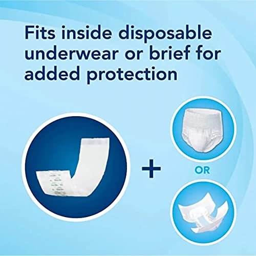 Totaldry Unisex Incontinence Liner Dual Pad 11" L Sp1911, Maximum, 30 Ct #TOP6