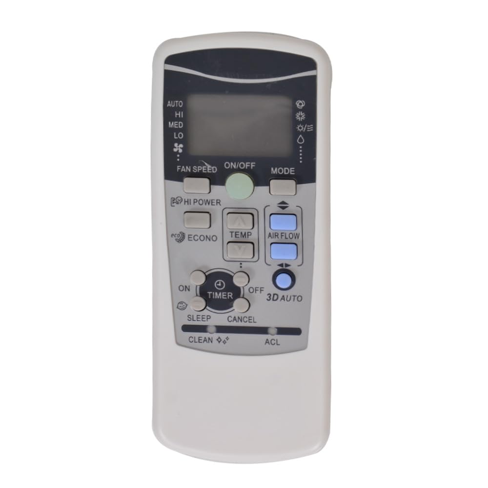 RESORB® Mitsubishi AC Remote Control Compatible with Split and Window Air Conditioner | Replacement Remote Controller with Full Functions (Match Old Remote) – RE25 Series (RE25)