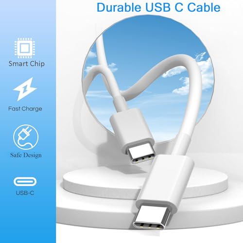 Image of Fast Charging for iPhone 16 15 Charger,2Pack 20W PD Fast iPhone 16 15 Charger with USB C to USB C Charging Cable Cord 3FT for iPhone 16 /16 Pro /16 Pro Max /15 /15 Plus /15 Pro /15 Pro Max,iPad Pro /Air /Mini
