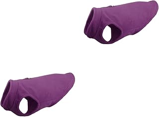 Balacoo 2 Pcs Warm Jacket Warm Coats for Women Winter pet Fleece Vest Winter Coat for Small Dogs Harness for Small Dogs Dog Coat Harness Winter Dog Vest Harness pet Supplies Autumn Purple
