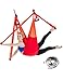 besbomig Columpio de Yoga Aéreo, Trapecio de Hamaca De Descompresión de 6 Yardas Herramienta de Inversión Eslinga Hamaca Yoga Antigravedad Ultra Fuerte para Gimnasio en Casa