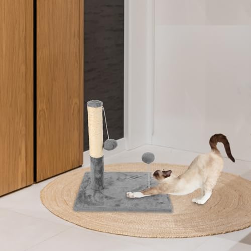 Rascador vertical para gatos Cabilock gris resistente miniatura 6