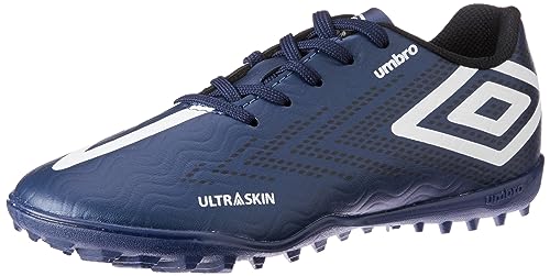 Chuteira Society, Ultraskin Junior, Umbro, Infantil, Marinho/Branco/Preto, 28
