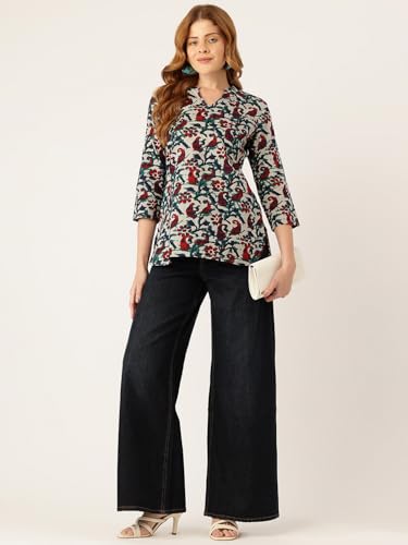 Image of feranoid Stylish Women's Printed Kurti - Comfort Meets Elegance| (S to XXL)
