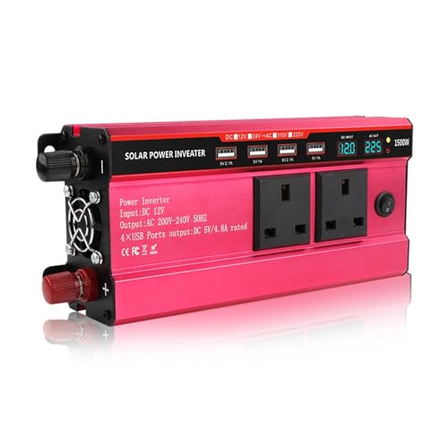 Onduleur solaire 24V pour site isolé voyagez et branchez vos appareils UK en 220V