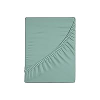 Zer0bed, Lenzuolo Sotto con Angoli Singolo Tinta Unita 100% Cotone ANGOLO MAXI 30CM