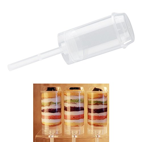12pcs Cake Push Up Pop Containers Popsicle Plastic Cake Pop Maker