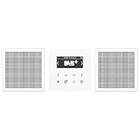 JUNG DABLS2WW Smart Radio DAB+ Set Stereo Alpinweiß Serie LS