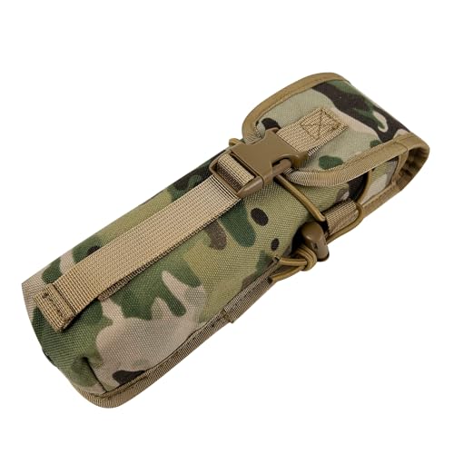 Buraku Hot Suppressor Pouch Heat Insulation Melt Resistant Rifle Pistol Silencer Storage Holster Multi-Purpose Molle Pouch Holder (Camouflage 9inch)