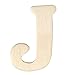 RAYHER 6160900Â Wooden Letter, 4Â cm, J
