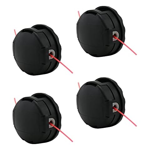 CXCESNS 4 Pack Universal Trimmer Head for Weeders fits Speed Feed 400 SRM210 /SRM230/ SRM250 /SRM251/ PAS210/ PAS211 /PAS225 /PAS230 /PAS260 /SHINDAIWA /22T /C230/ C242 /B45 / B450 /ETC Weed Eater Cover