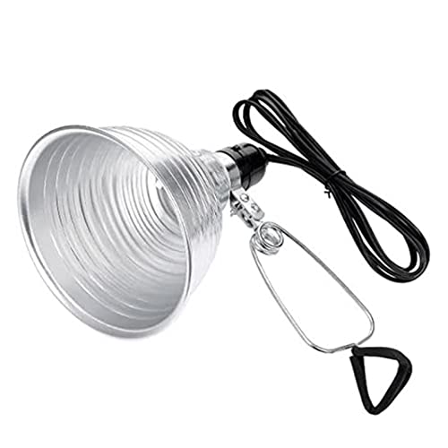 backlight Lampe à Pince | Brooder Light avec réflecteur en 5,5 Pouces,Abat-Jour en Reptile 300 W pour étagères, chevets, Bureaux, Aucune Ampoule Incluse