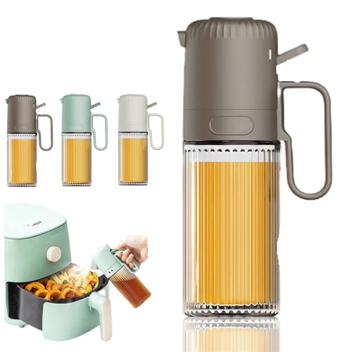 日本限定 2025 オイルスプレー 250ml オリーブオイル スプレー 耐熱ガラス 霧吹き 料理用 油 スプレー グレープシードオイル オリーブオイル霧化ボトル オイルポット 調味料入れ オイル差し 醤油スプレー 液だれしない キッチン用品 ミスト ガラスボトル (ブラウン)