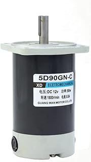 Davitu DC Motor - Direct 12V24V permanent magnet DC motor 1800 rpm 3000 rpm axis 90W-speed motor micromotor