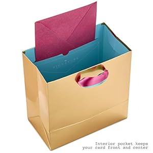 Hallmarksignature7mediumgiftbagwithtissuepaperhooraygoldwithpinktealpurpleconfettiforbridalshowersgraduationsretirementsandmore Urban Country Home Decor Hallmark signature 7 medium gift bag with tissue paper hooray gold with pink teal purple confetti for bridal showers graduations retirements and more urban country home decor